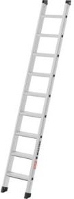 Hailo Aluminium-Anlegeleiter Master A60 in Silber mit 9 Stufen - Bild 1