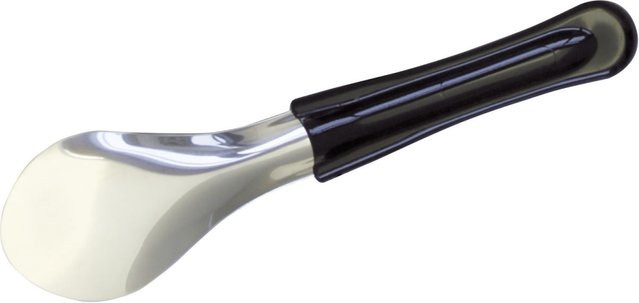 Schneider Eisspachtel mit Griff aus Kunststoff, schwarz und farbig transparent, Länge: 26 cm - Bild 1