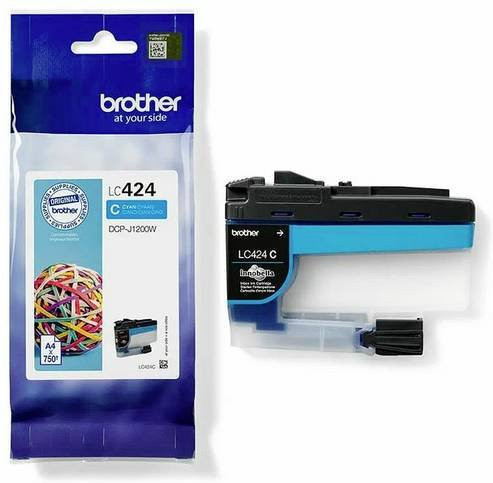 Original Brother Tintenpatrone LC-424C Cyan für Inkjet-Drucker - Bild 1