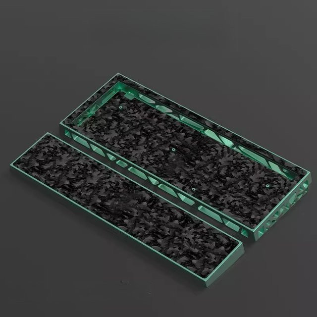 Wooting60 Aluminium-Tastaturgehäuse für 60-Layout mechanische Tastaturen in Schwarz - Bild 1