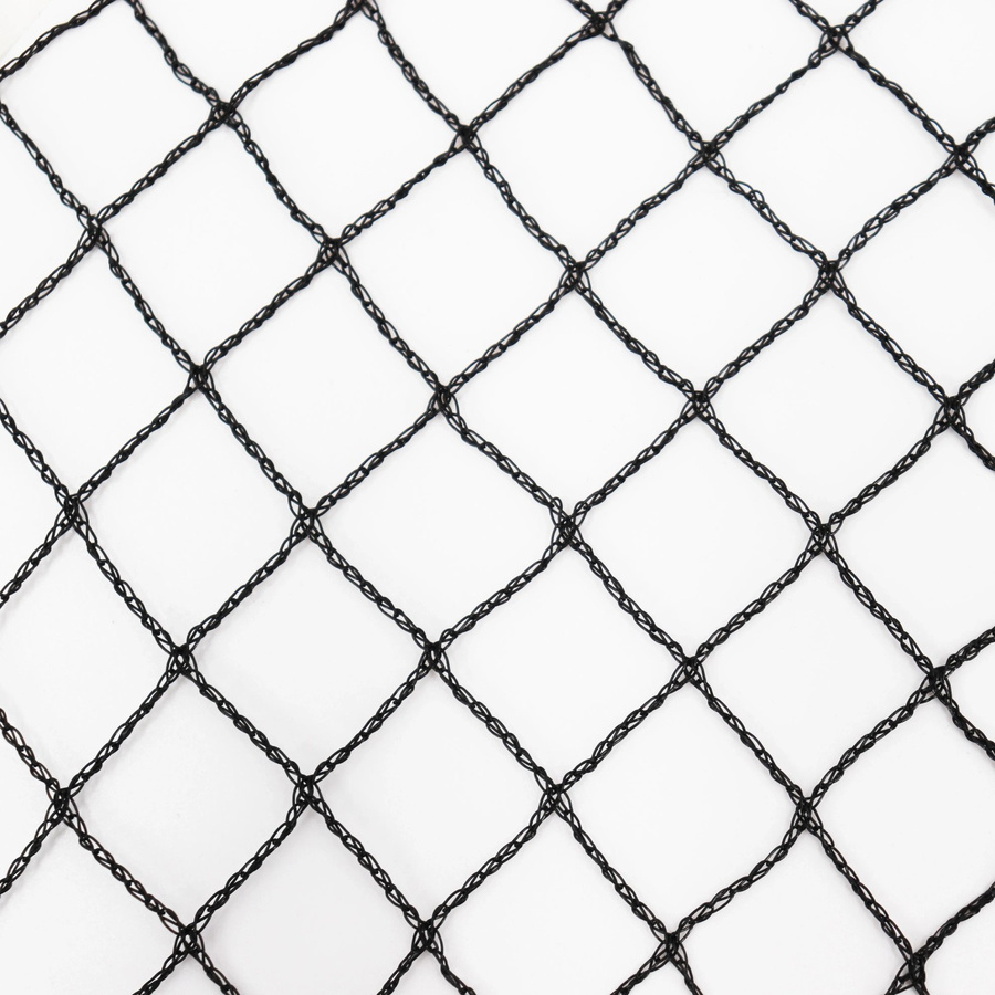 Aquagart Teichnetz Schwarz aus Polyethylen als Fischteichnetz, Laubnetz und Vogelschutznetz, B: 18 m, T: 8 m - Bild 2