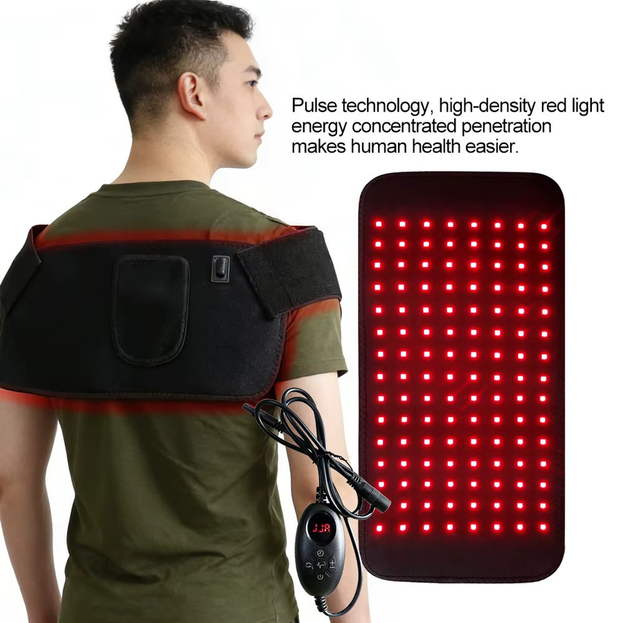 Raiuleko Rot-Infrarot-Lichttherapie-Pad, Unisex, für Körper, Hände, Füße - Bild 3