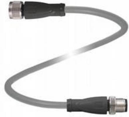 Pepperl+Fuchs 114702 Sensor-Aktor-Steckverbinder M12 Stecker Buchse gerade grau 10,00 m 4-polig - Bild 1
