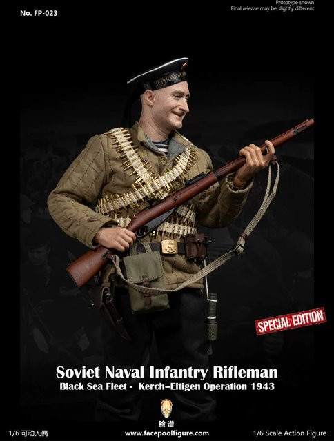 Facepoolfigure Die sowjetische russische Actionfigur Soldat, Komplettset - Bild 1