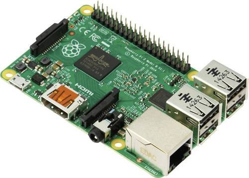 Raspberry Pi 2 Model B Einplatinencomputer mit 1GB RAM und 4 x 0.9GHz Prozessor in Grün - Bild 1