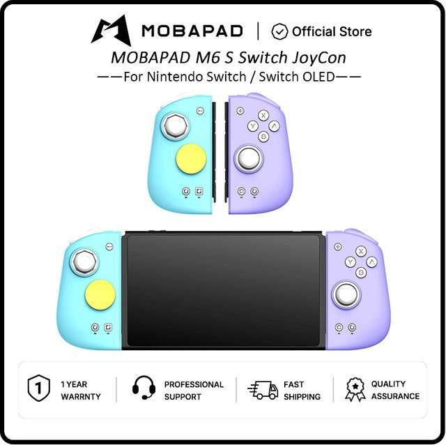 Mobapad M6 S Controller Joypad mit Hall-Joystick für Nintendo Switch und Switch OLED, Bluetooth Gamepad Zubehör - Bild 1