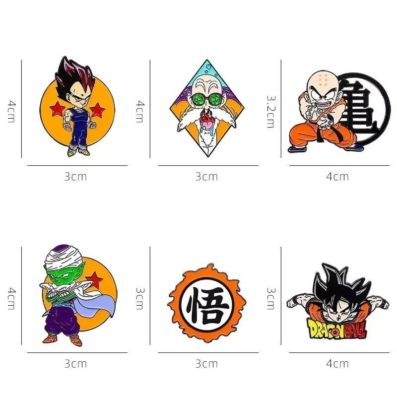 Bandai Dragon Ball Goku Emaille-Pin Broschen, Anstecknadeln, Unisex - Bild 3
