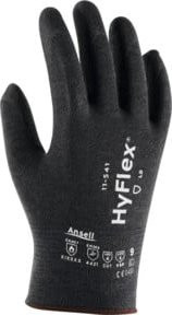 Ansell HyFlex 11-541 Nitril-Handschuhe in Schwarz, Größe 7 - Bild 1
