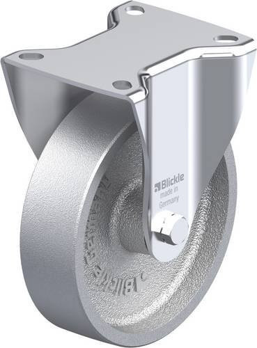 Blickle BI-G 125G Bockrolle in Silber, Rad-Durchmesser: 125 mm, Tragfähigkeit: 250 kg - Bild 1