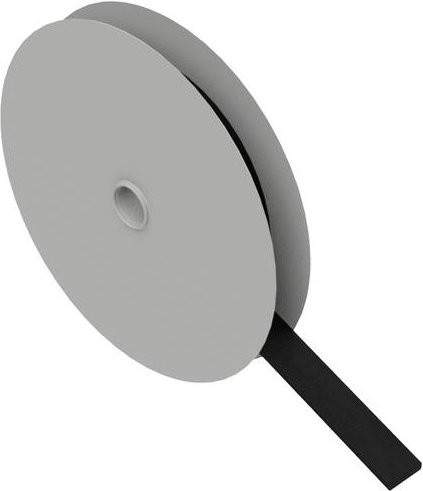Hebotec Klettband zum Bündeln Schwarz L: 1000 mm, B: 10 mm - Bild 1
