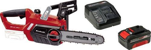 Einhell Power X-Change GE-LC 18/25 Li Akku Kettensäge in Rot mit Akku und Ladegerät, Schwertlänge: 25 cm - Bild 1