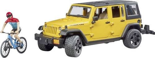 Bruder Jeep Wrangler Rubicon Unlimited PKW Modell gelb/schwarz - Bild 1