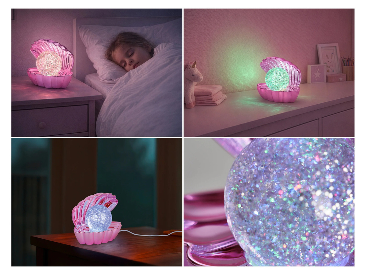 Reality LED-Tischleuchte Shelly in Pink - Bild 6