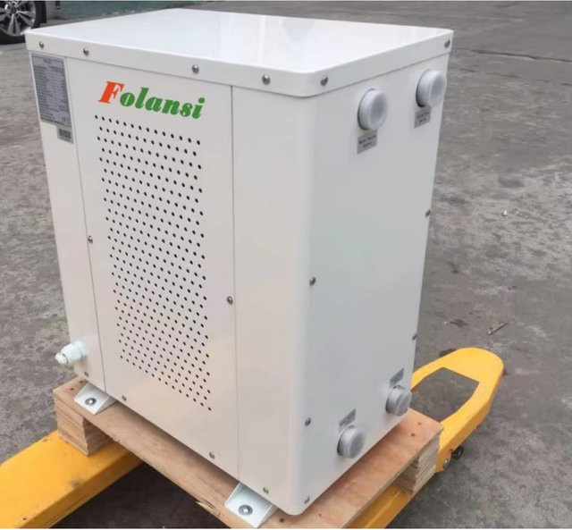 Folansi Geothermische Wasser-zu-Wasser Wärmepumpe 7kW in Weiß - Bild 1