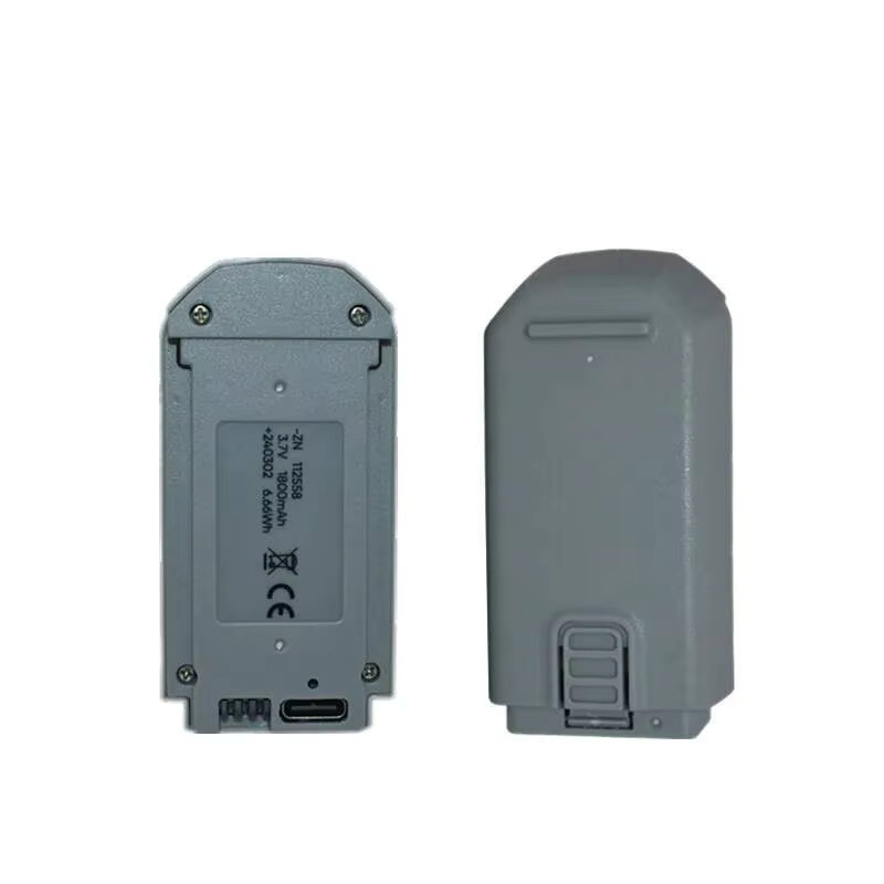 VSVAW Original-Drohnenbatterie 1800 mAh für V66/GT3/CZ06/i1 Pro RC Quadcopter in Grau - Bild 2