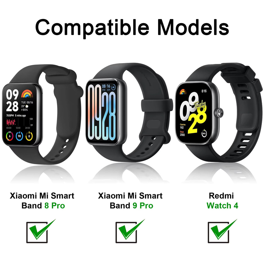 Xiaomi Uhrenarmband Silikon, Schwarz, Unisex - Bild 3