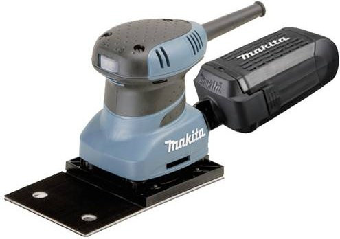 Makita Faust-Schwingschleifer BO4566J in Blau mit 200 W Leistung - Bild 1