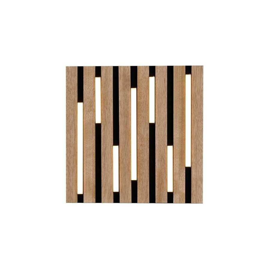 Just Light Deckenleuchte in Eiche-Nachbildung mit modernem Design, B/T/H: 30 x 30 x 5 cm - Bild 4