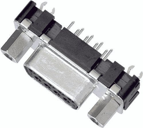 HARTING Steckverbinder 09 66 511 6501 09665116501 Polzahl: 50, Farbe: Silber, Löttechnik - Bild 1