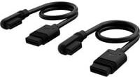 Corsair iCUE LINK Slim-Kabel, 90 Grad abgewinkelt, Schwarz, Länge: 20 cm - Bild 1