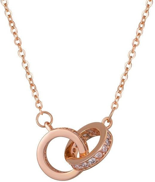 Halskette Doppelring, beige, Damen - Bild 1