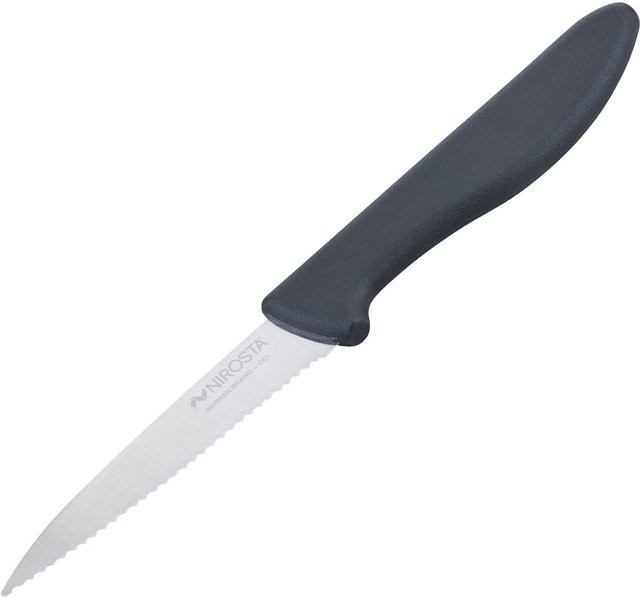 Nirosta Tomatenmesser mit gezahnter Edelstahl-Klinge in Silber - Bild 1