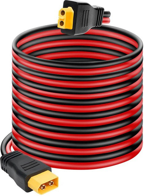 ALLPOWERS XT60 Ladekabel mit XT60 Stecker auf XT60 Buchse, 12AWG, Länge: 6 m x 3 m x 1,5 m - Bild 1