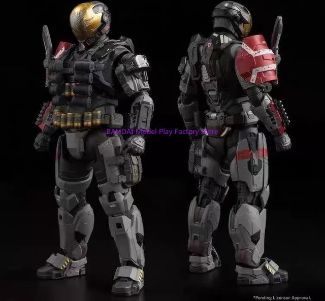 Bandai Halo Emile-A239 Spartan-B312 Actionfigur, Maßstab 1:12, Einzelfigur - Bild 1