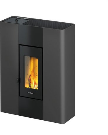 Freepoint Pelletofen Roxy WiFi-fähig in Anthrazit und Schwarz mit 7 kW Leistung - Bild 3