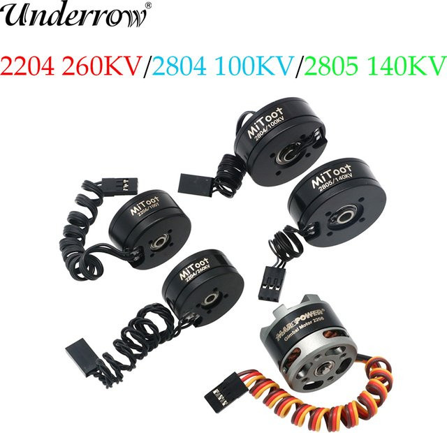 Mitoot Bürstloser Gimbal-Motor für CNC-Digitalkamerahalterung und FPV in Schwarz - Bild 1