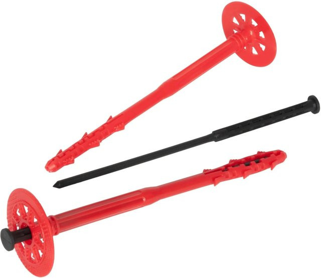Protektor Dämmstoffdübel für WDVS mit Kunststoffnagel, 200 Stück, Farbe: Rot, Durchmesser: 10 mm, Länge: 200 mm - Bild 1