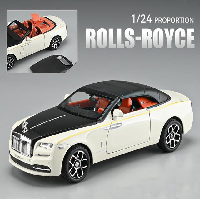 Linyi toy car Rolls-Royce Dawn Modellauto, 1:24, Metall, mit Licht und Sound, ab 14 Jahren - Bild 1