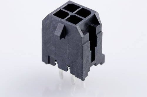 Molex Einbau-Stiftleiste Standard Schwarz 4 Polzahl Rastermaß 3mm 430450412 Tray - Bild 1