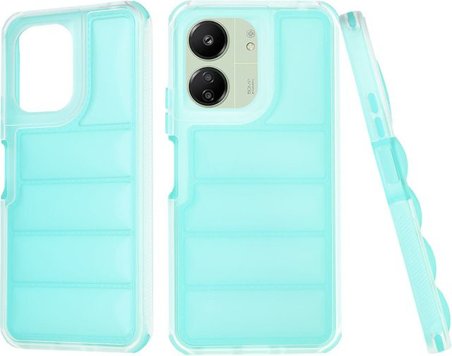 Techsuit Wave Shield Schutzhülle für Xiaomi Redmi 13C 5G, Redmi 13C und Poco C65 in Türkis - Bild 1