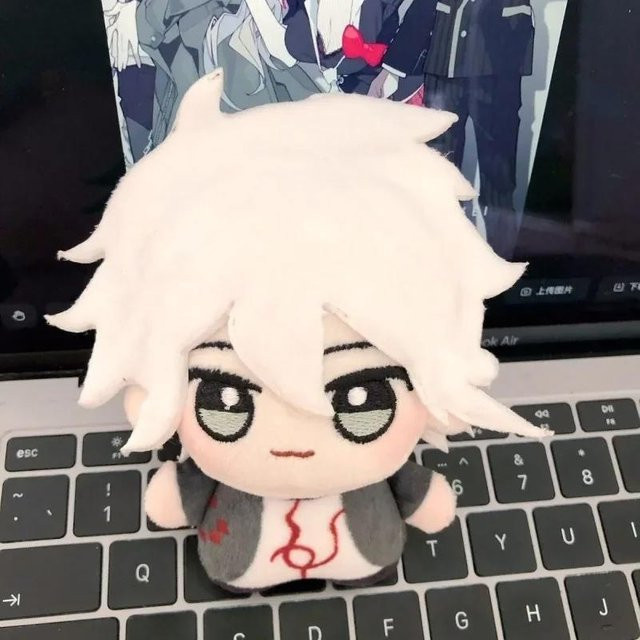 Yiran toy Danganronpa Naegi Makoto Nagito Komaeda, Plüschpuppe Anhänger, 10cm, ab 18 Jahre - Bild 1