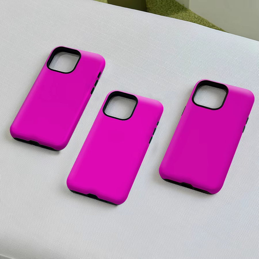 Aurea Case Matte Bumper MagSafe kompatible Schutzhülle für iPhone in Hot Pink - Bild 4