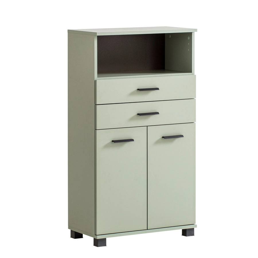 Schildmeyer Highboard Palermo in Pistazie Grün, B/H/T: 59,8 x 110,5 x 32,6 cm - Bild 2