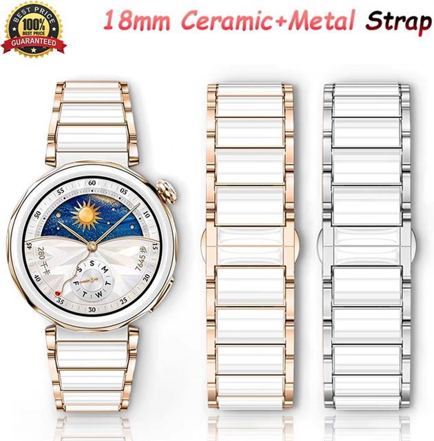 Uhrenarmband Keramik, für Huawei Watch GT5 Pro 42 mm/GT5/GT4 41 mm, 18 mm - Bild 1