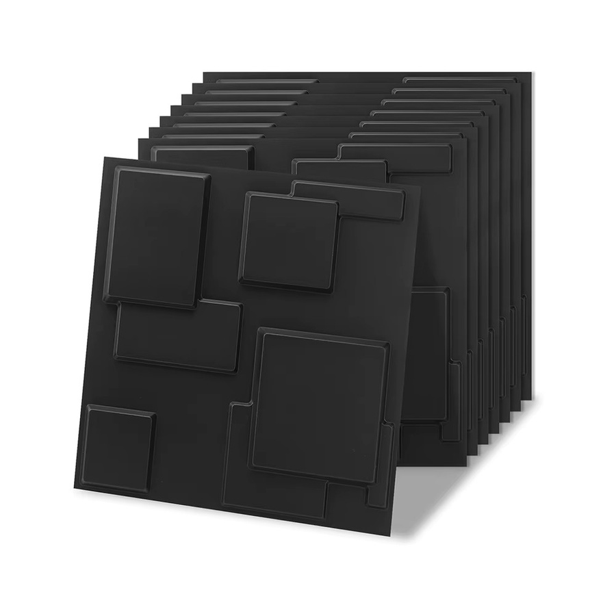 30er-Pack dekorative 3D-Wandpaneele aus PVC für Schlafzimmer und Gaming-Raum, B/H: 30 x 30 cm - Bild 7