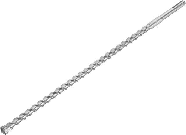 LUX-TOOLS Hammerbohrer SDS-Plus mit Carbide-Spitze in Silber, Durchmesser: 14 mm, Länge: 400 mm - Bild 1