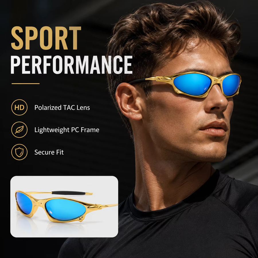 HONKAN.WZ Sonnenbrille, Vollrand, multicolor, Unisex, polarisiert - Bild 1
