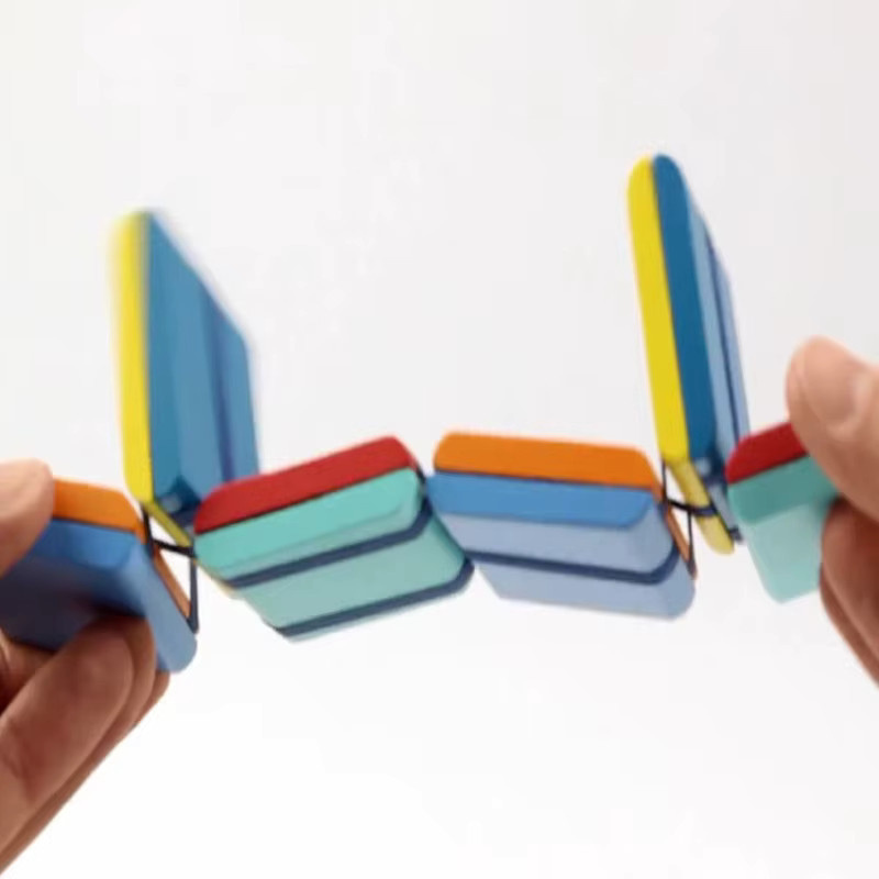 soulbao Holz-Flip-Leiter-Spielzeug, bunte Klappe - Bild 2