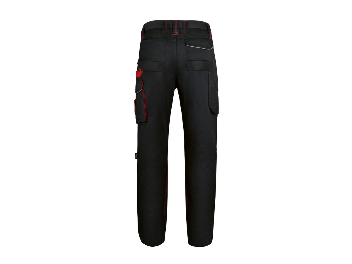 Parkside Herren Arbeitsbundhose Schwarz mit Reflexstreifen aus Poly-Cotton - Bild 2