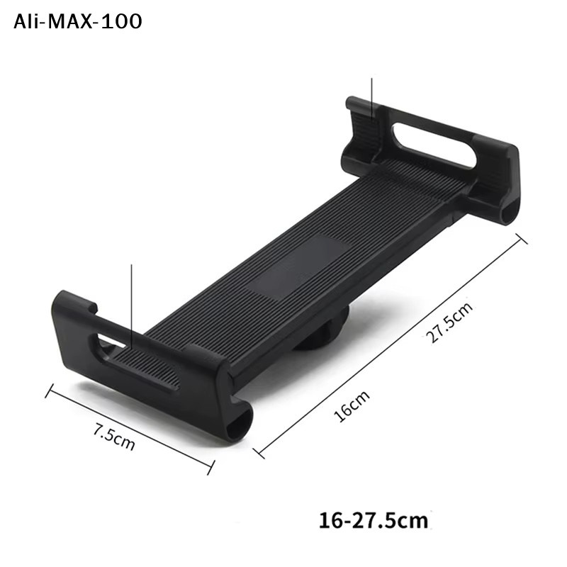 AyS Großer Clip-Halter für mobile Übertragungen mit Stativhalterung und Tablet-Clip in Schwarz - Bild 3