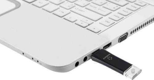 Renkforce USB Passwort Manager Stick PM-01 RF-4781892 in Schwarz - Bild 1