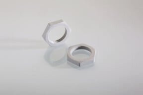 Pflitsch Gegenmutter aus Nylon Kunststoff 1420/220 M20 Hexagonal - Bild 1