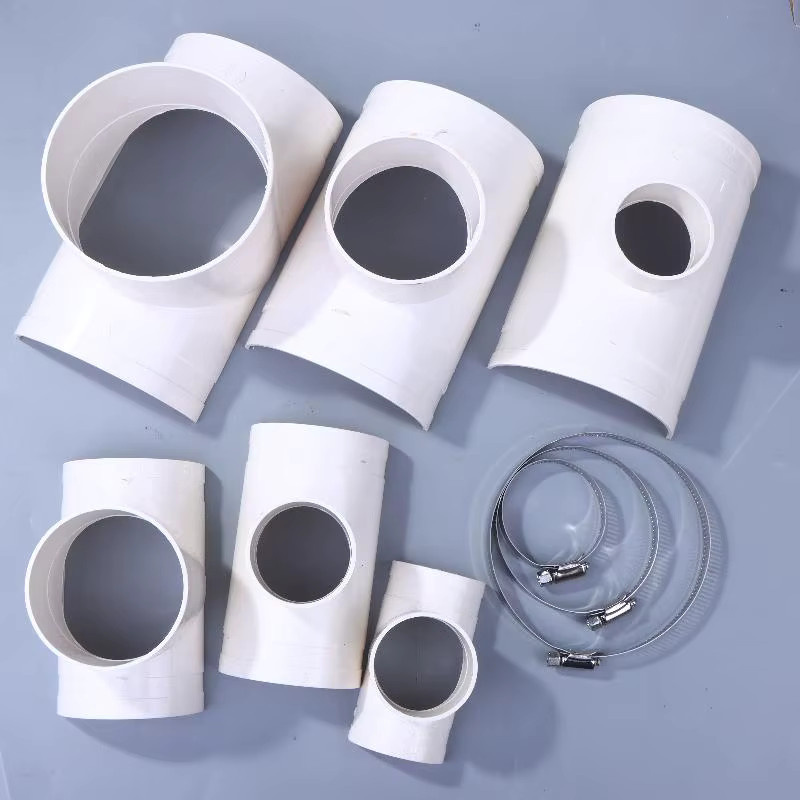 JETTING PVC Offenes T-Rohr Verbindungsstück zur Reparatur und als Abflussrohr-Adapter für Heim, Outdoor und Industrie im Sanitärbereich - Bild 1