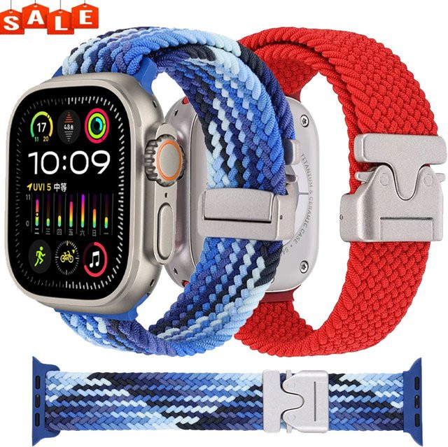 Uhrenarmband Nylon, geflochten, Bunt, Unisex - Bild 1