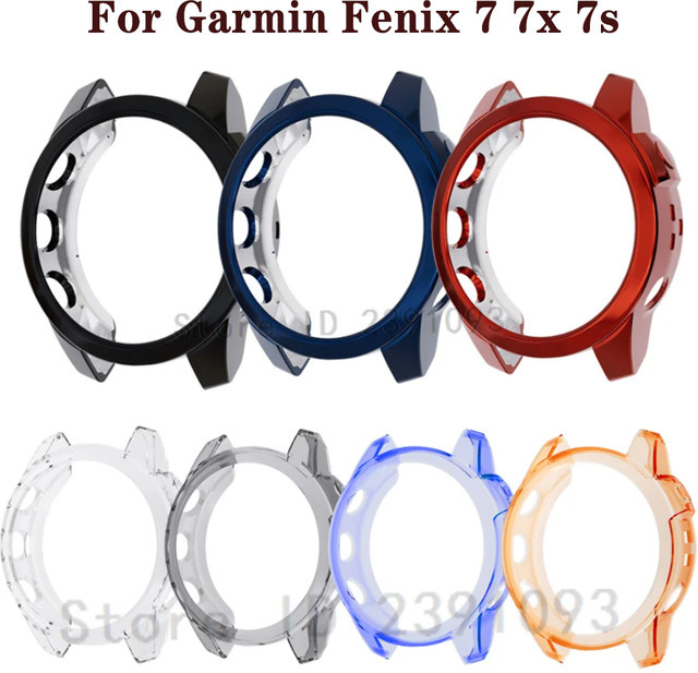 Garmin Schutzhülle für Fenix 7 Smartwatch, TPU, transparent, Unisex - Bild 1