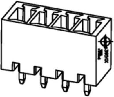 Molex 395111003 Printklemme mit 3 Polen - Bild 1
